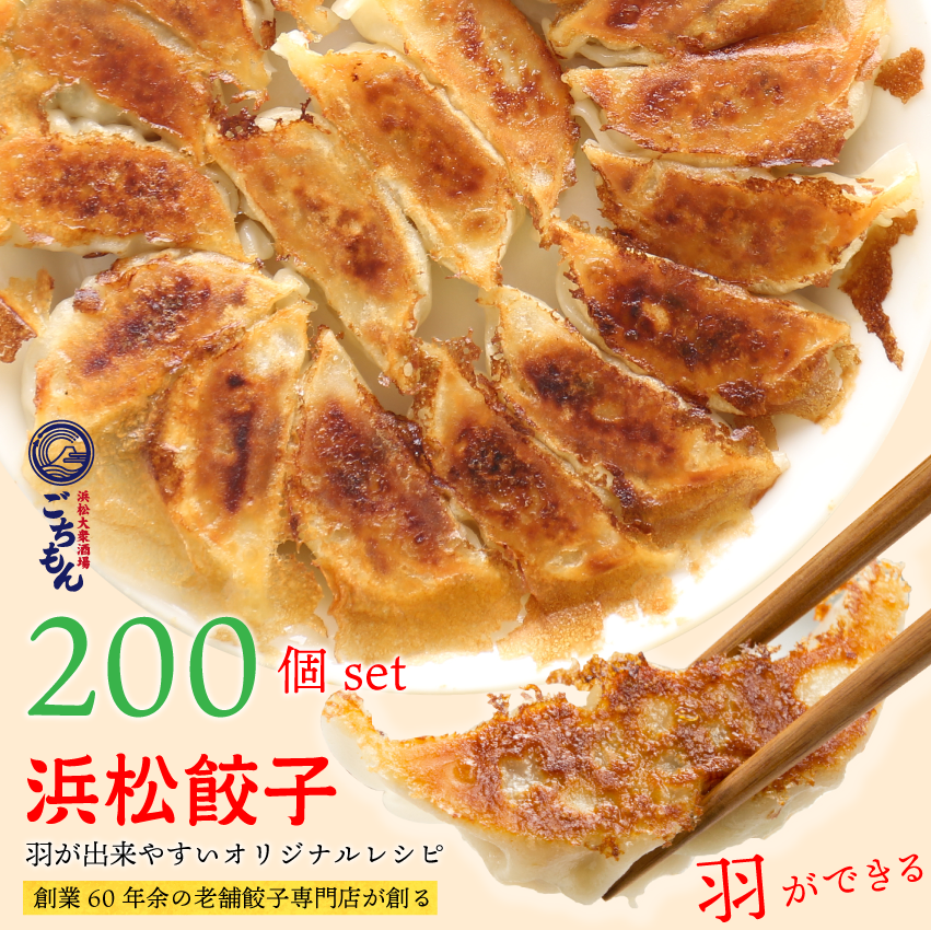 浜松餃子200個【生冷凍】【送料無料】